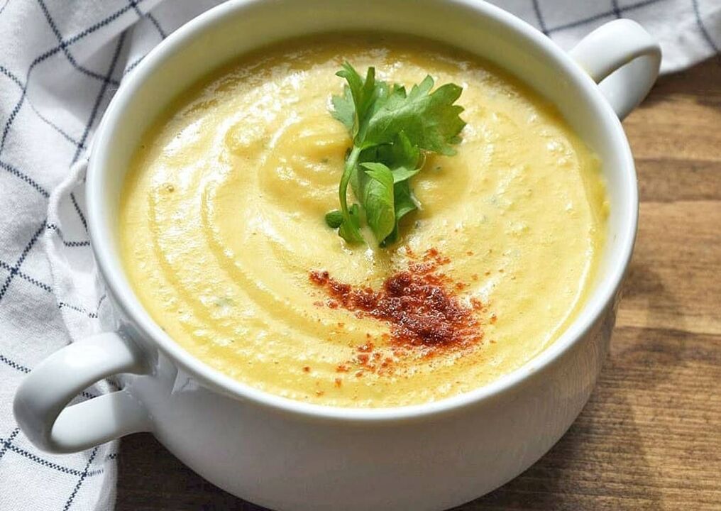Супа-пюре от Турция на диета за пиене